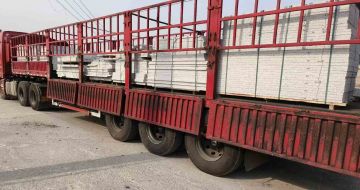 吉安 白麻荔枝面外墙干挂，工厂装车日常