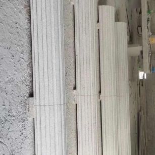 吉安 花岗岩厂家带你看白麻花岗岩门楼大柱柱皮