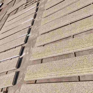 吉安 黄金麻花岗岩光面楼梯踏步