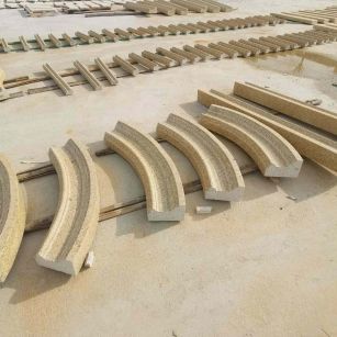 吉安 黄金麻花岗岩别墅线条