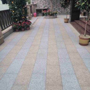 吉安 黄金麻白麻荔枝面庭院铺装展示