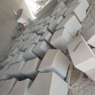 吉安 白麻花岗岩异形坐凳