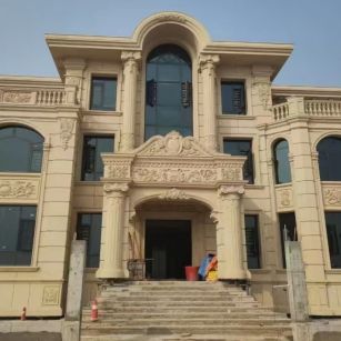 吉安 黄金麻花岗岩别墅外墙干挂