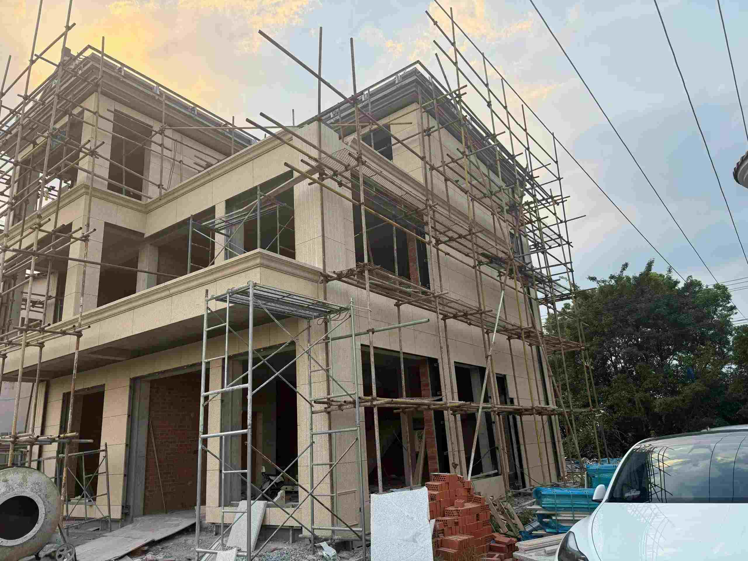 吉安 黄金麻荔枝面花岗岩外墙干挂