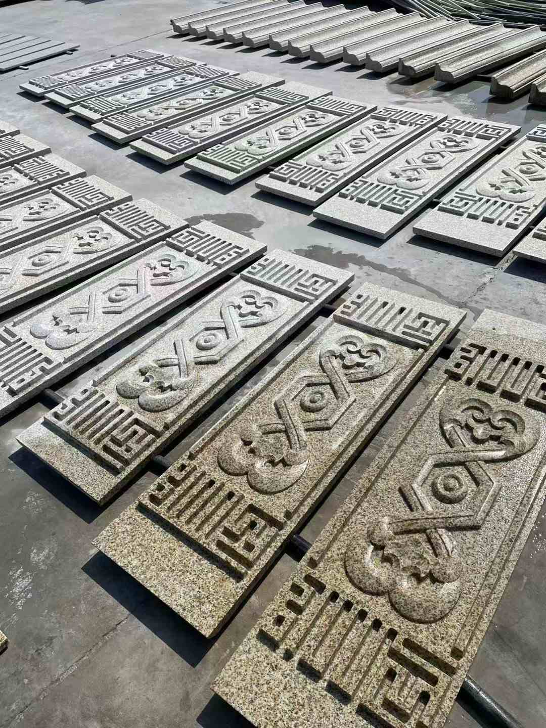 吉安 黄金麻花岗岩外墙雕刻板