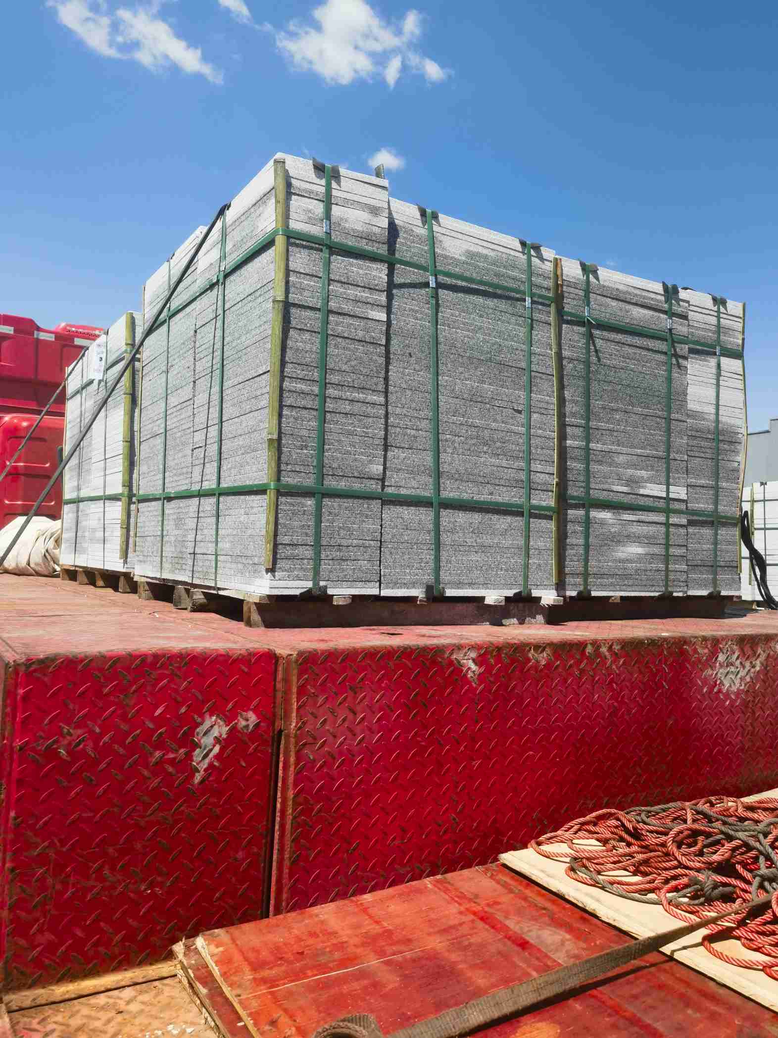 吉安 芝麻白火烧规格板地铺石300*600/600*600