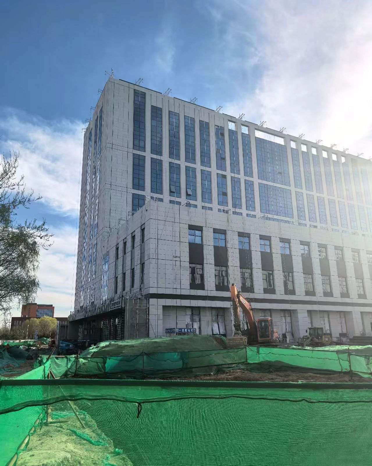 吉安 白麻花岗岩石材外墙干挂