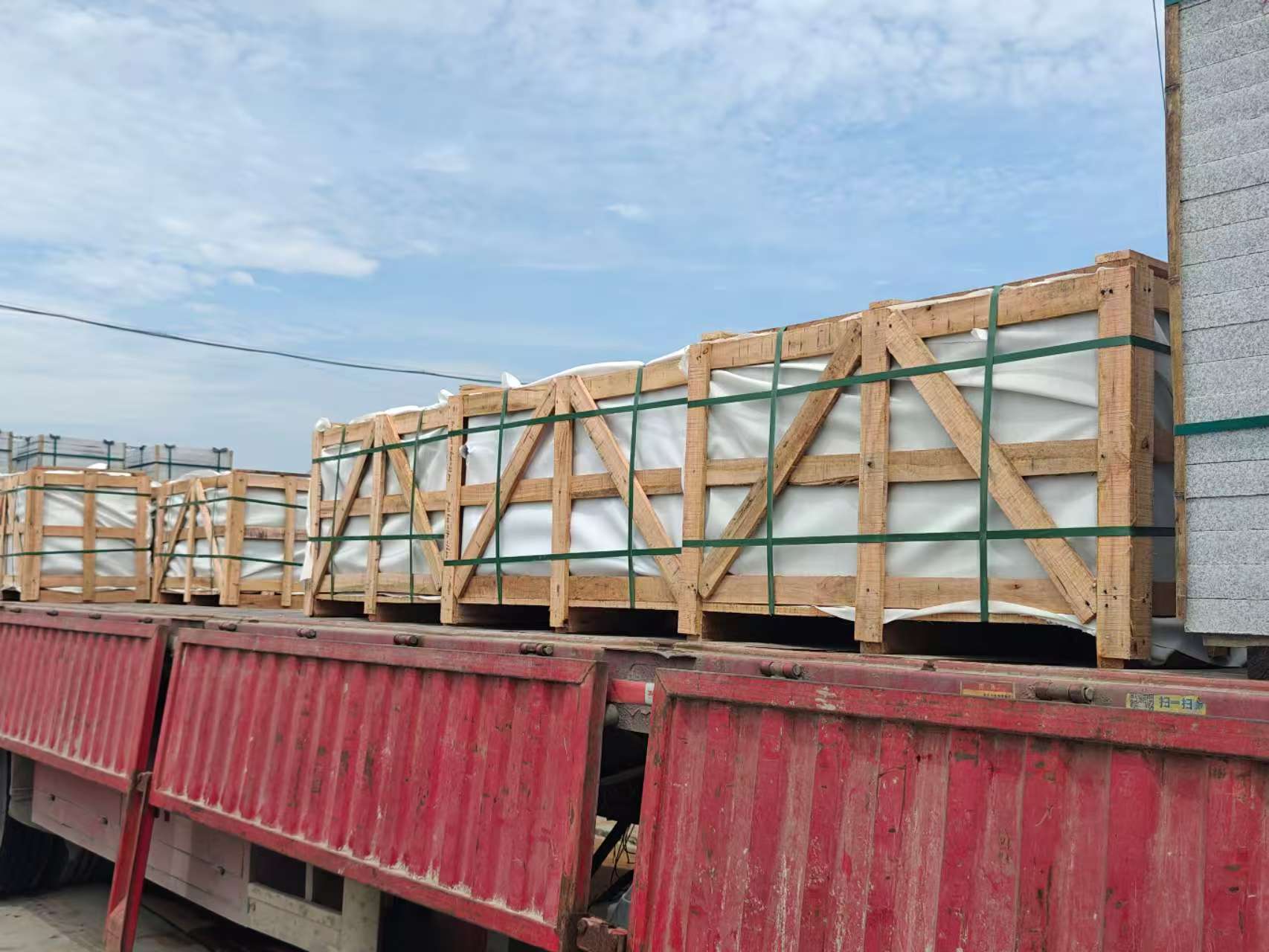 吉安 芝麻白花岗岩地铺石出口专车-泰国游